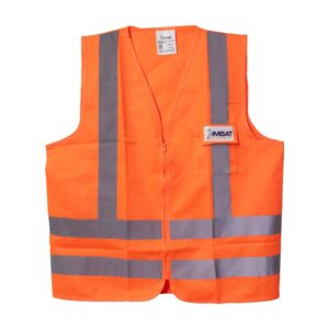 Colete Refletivo com 1 Bolso Laranja Tamanho XG Imbat