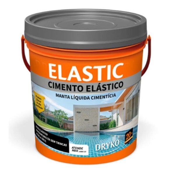 Manta Líquida Acrílica Cimentícia Cinza Drykoelastic Dryko