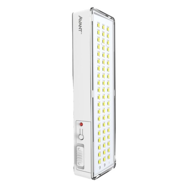 Luminária de Emergência LED Barra Branca 4W 200 Bivolt Avant