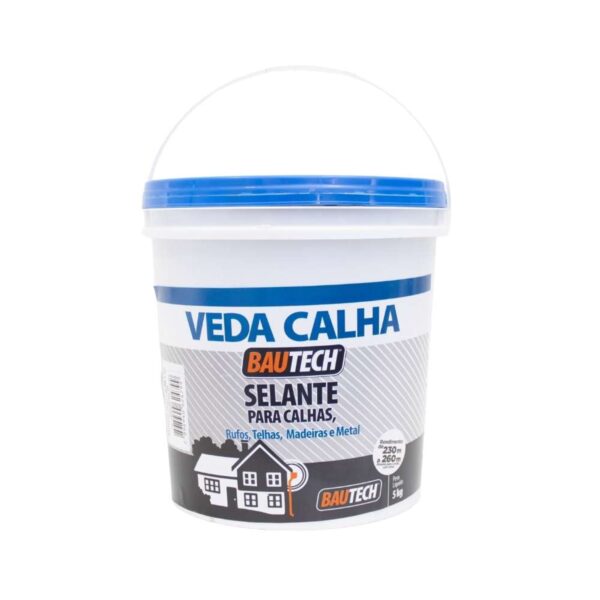 Selante Veda Calha Cinza 5Kg Bautech