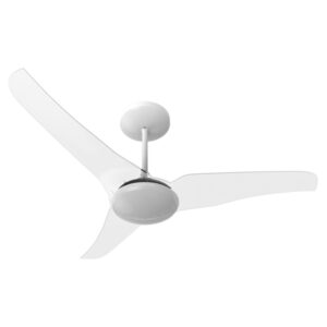 Ventilador de Teto Slim LED CR 2 Lâmpadas Controle Parede Aliseu