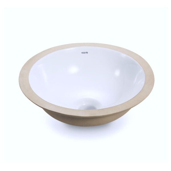 Cuba de Embutir Louça Redonda IL61-00 Branca 31cm Icasa