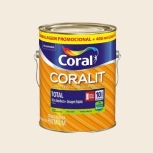 Esmalte Premium Base Água Acetinado Coralit Branco 4L Coral