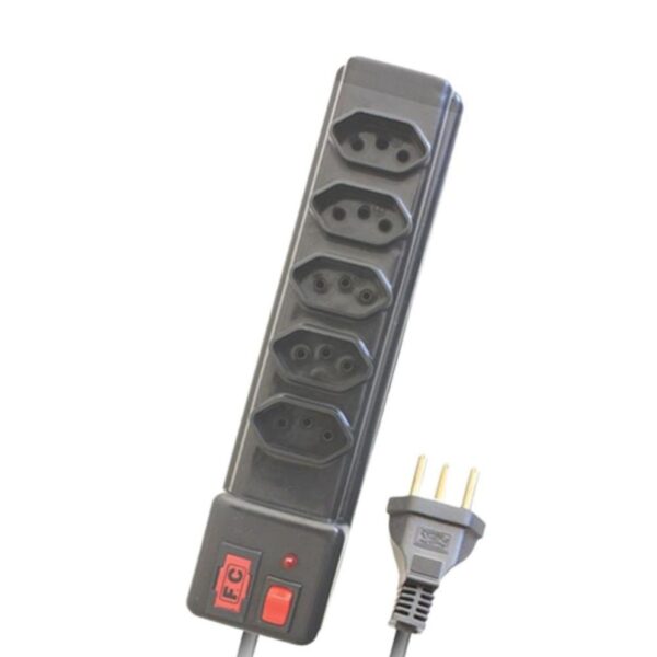 Filtro de Linha com 5 Tomadas 10A 80cm FC