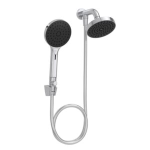 Chuveiro Redondo com Desviador e Gatilho Cromado Flex 126mm Deca