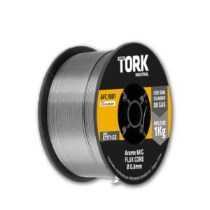 Arame de Solda MIG Sem Gás 0,8mm 1KG AWS E71T1-GS SuperTork