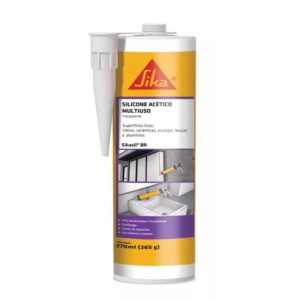 Selante Silicone Sikasil 106 de Cura Acética 270g Sika
