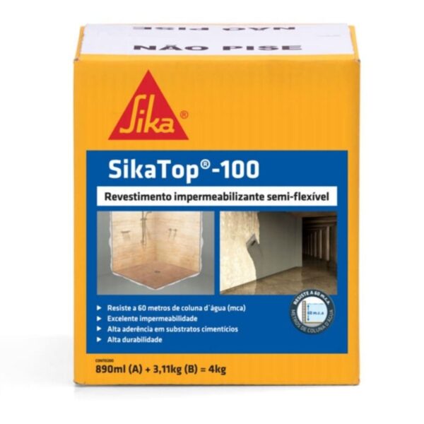 Impermeabilizante SikaTop 100 Revestimento 4kg Sika