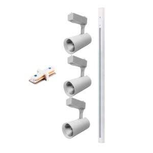 Kit de Trilho LED Branco com 3 Spots 7W Kian