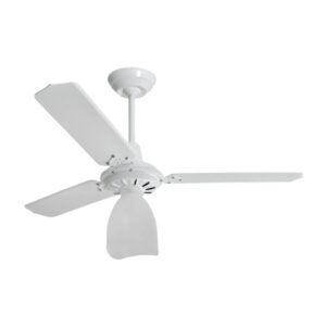 Ventilador de Teto Lumi 1 Lâmpada Controle Parede Loren Sid