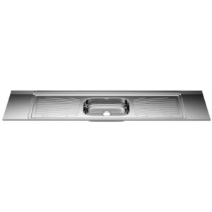 Pia para Cozinha Aço Inox 200x55cm Forminox