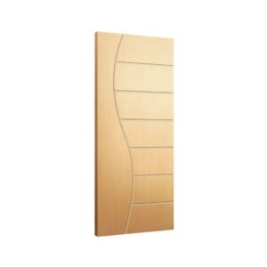 Folha de Porta Frisada Sarrafeada HDF Pinus Angelim FR10 JB Paes
