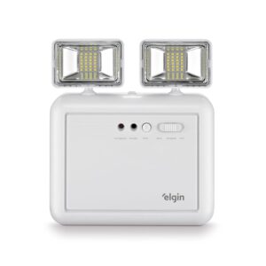 Luminária de Emergência LED 2 Faróis 1200 8W Elgin
