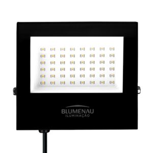 Refletor LED de Alumínio IP66 50W 3900 Lúmens Bivolt Blumenau
