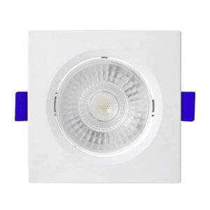 Spot LED de Embutir Quadrado Branco 3W Bivolt Blumenau