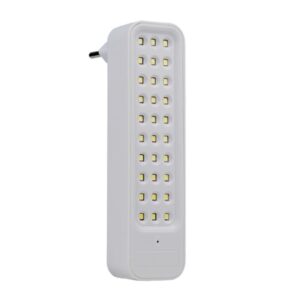 Luminária de Emergência LED Barra Branca 1W 150 Bivolt Blumenau