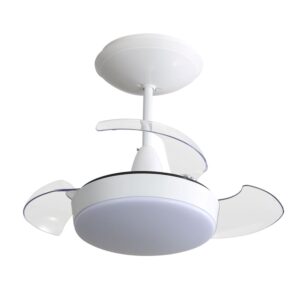 Ventilador de Teto Pro LED 2 Lâmpadas Controle Remoto Aliseu