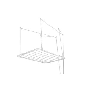 Varal de Teto Aço Branco Maxeb