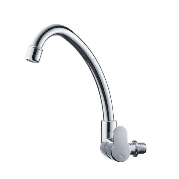 Torneira para Cozinha Parede 1/4V Bica Móvel Cromado Tivoli