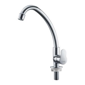 Torneira para Cozinha Mesa 1/4V Bica Móvel Cromado Tivoli