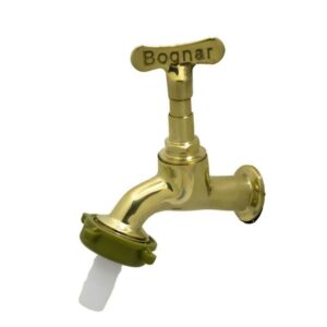 Torneira Tanque/Jardim Parede Bica Curta Dourado 1128 Bognar