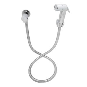 Ducha Higiênica Plástica Cromado com Registro Cromado 1/4V Bognar