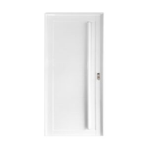 Porta Lambril Branco com Fechadura Eletrônica 210x100cm Metalflex
