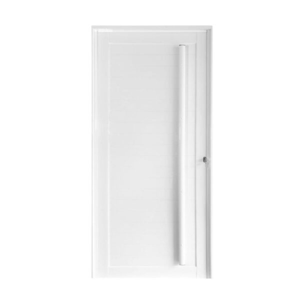 Porta Lambril Alumínio Branco com Puxador 210x120cm Metalflex