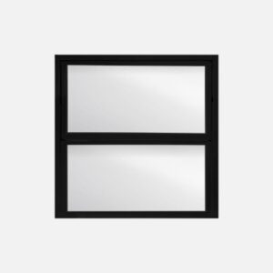 Janela Basculante 2 Folhas Vidro Boreal Alumínio Preto Metalflex