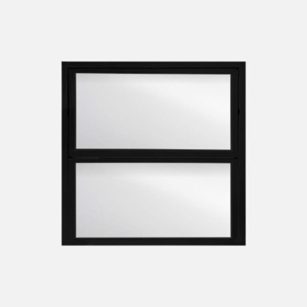 Janela Basculante 2 Folhas Vidro Boreal Alumínio Preto Metalflex