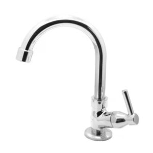 Torneira para Banheiro Mesa 1/4V Bica Média Cromado Light 2095 ABS