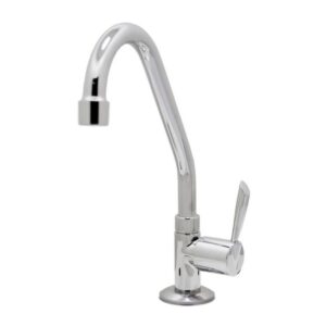 Torneira para Cozinha Mesa 1/4V Bica Média Cromado 1169 C61