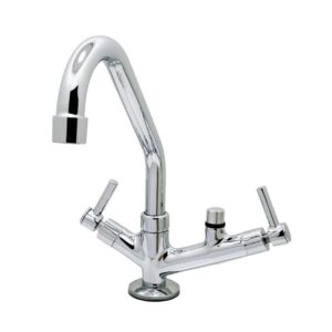 Torneira para Cozinha Mesa 1/4V Bica Móvel Cromado C29