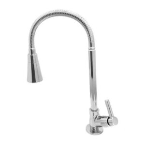 Torneira para Cozinha Mesa 1/4V Bica Alta Cromado Conic 3069 C29 DN15