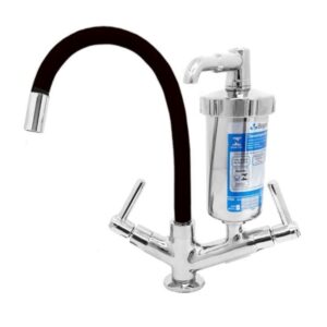 Torneira Filtro de Mesa Flexível Bica Móvel Preta Bognar