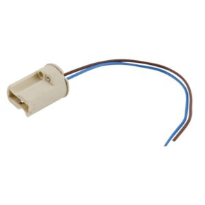 Soquete de Porcelana com Rabicho para Lâmpada G9 A.Santos