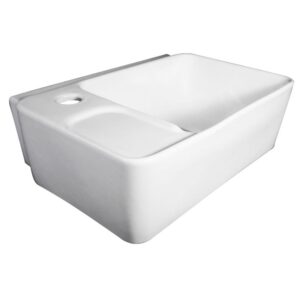 Lavatório Suspenso Louça Viseu Branco 42x31cm Kian