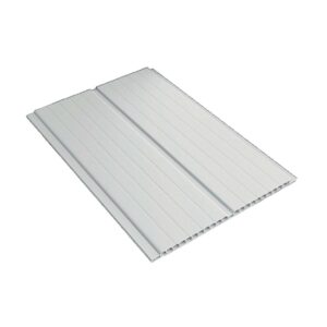 Forro PVC Branco Frisado 7mm 20x300cm Pacote com 9m² Forusi