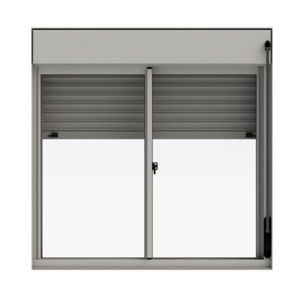 Janela Persiana 2 Folhas Alumínio Branco Alumasa