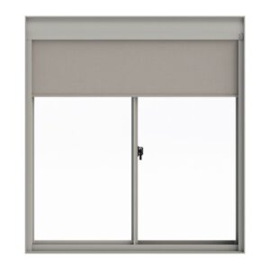 Janela Persiana 2 Folhas Blackout Tecido Alumínio Branco Alumasa