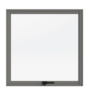 Janela Maxim-ar Vidro Liso sem Grade Alumínio Brilhante Alumasa