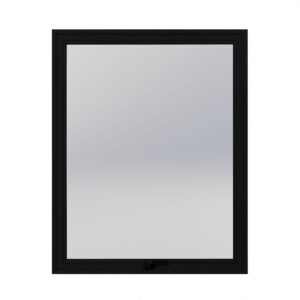 Janela Maxim-ar Vidro Liso sem Grade Alumínio Preto Alumasa