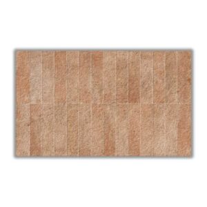 Revestimento Studio Cotto Retificado Rústico Marrom 39x75cm 2,06m2