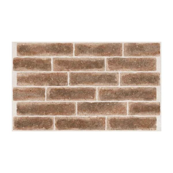 Revestimento Connect Terracota Bold Acetinado Marrom 34x58cm 1,52m2