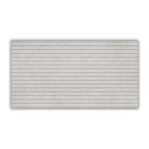 Revestimento Rip Limestone Borda Reta Brilhante Cinza 62x119cm 2,20m2