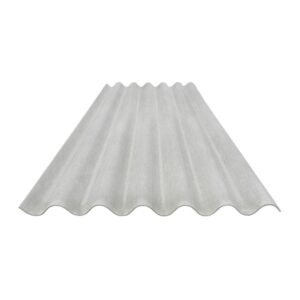 Telha Ondulada Cimentícia Cinza 5mm 2,44×1,10m Multilit