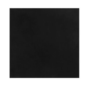 Piso Emborrachado Liso Preto 4mm 50x50cm Daud