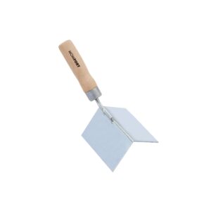 Espátula Para Canto Externo Inox Cabo Madeira Momfort