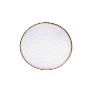 Peneira Redonda Malha 8 Aro em Madeira 55cm Momfort