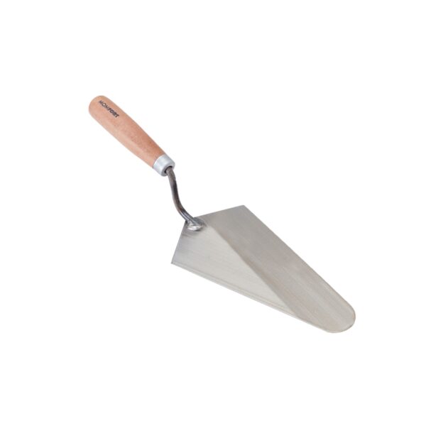 Colher de Pedreiro Canto Reto Cabo Madeira Momfort